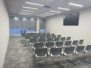 Lengvosios atletikos maniežas, posėdžių salė 1, Perkūno.al. 5, Kauno sporto mokykla „Startas“
